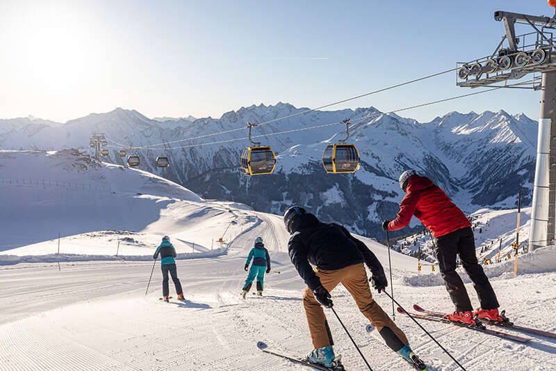 Skifahren in Gerlos in der Zillertal Arena